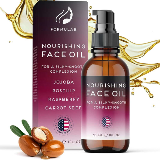 Glazed Donut Face Oil bottle with natural skincare ingredients for radiant, hydrated skin