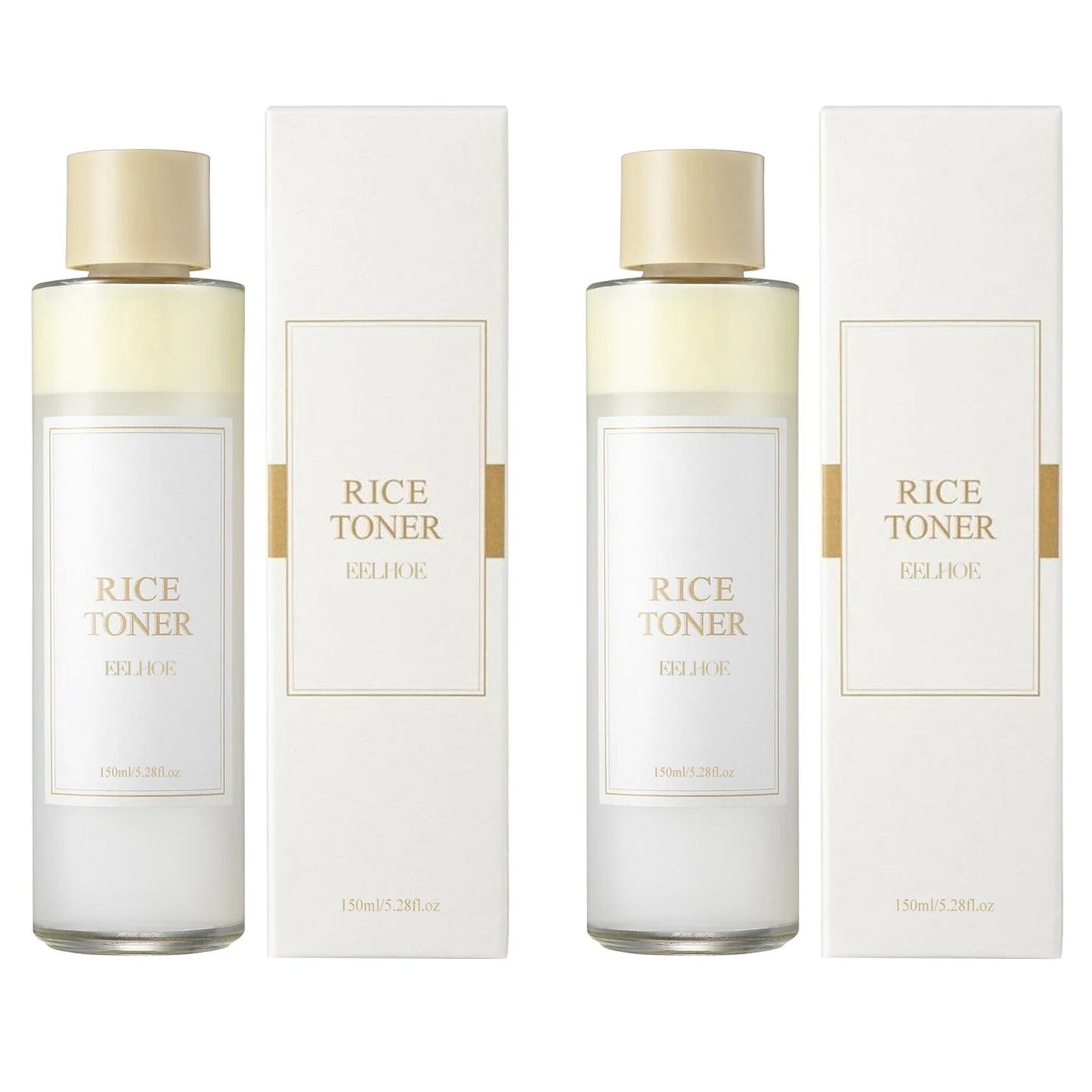 Rice Water Face Toner Essence Deep Moisturizing Repairing Skin Barrier Shrink Pore Brightening Anti Aging Nourishing Toner 150ml