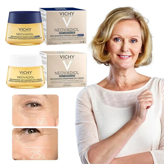 Vichy Anti Aging Night Cream 50ml Boosts Skin Elasticity Radiance Improve Skin Texture Firmness For Menopausal Skin Care