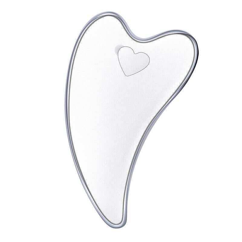 Electric Gua Sha facial massager with ergonomic design and USB rechargeable features for skincare and relaxation