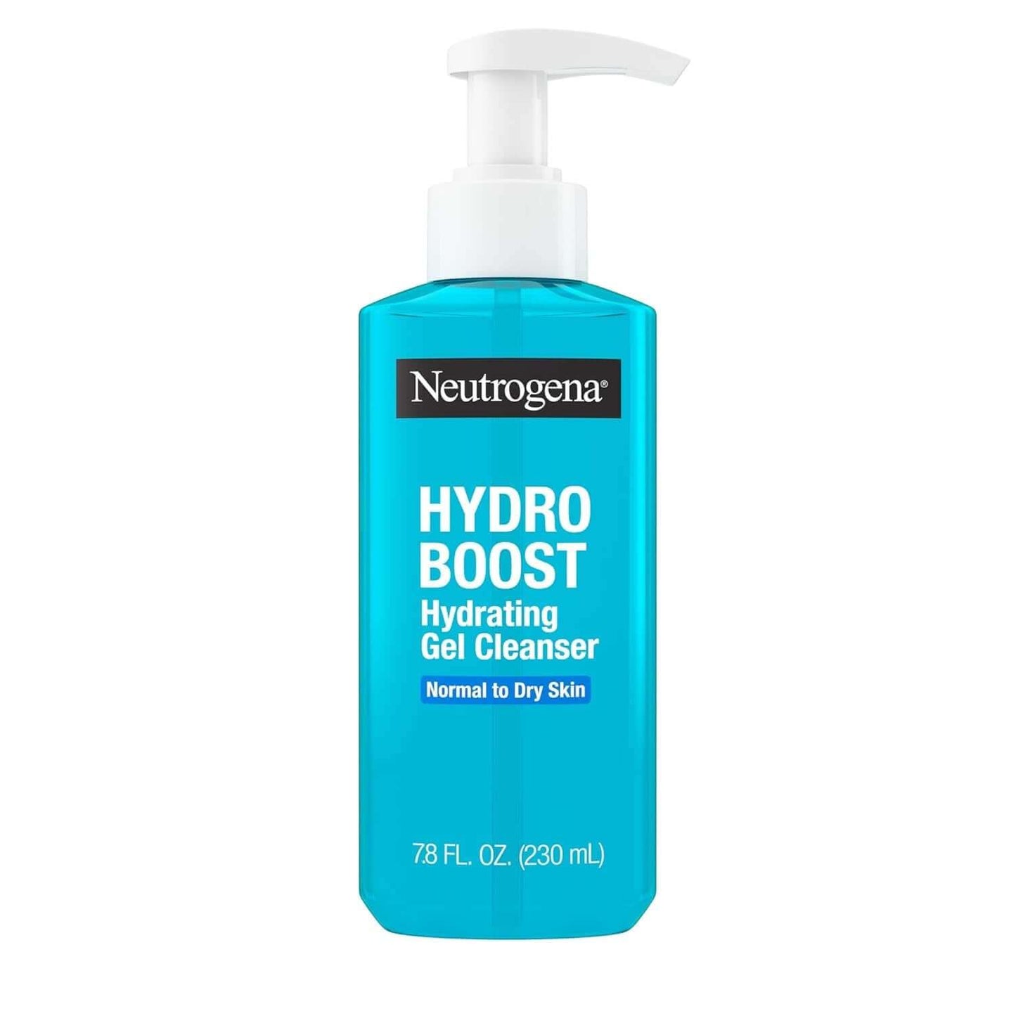 Neutrogena Hydro Boost Cleanser hydrating gel face wash with hyaluronic acid for gentle, makeup-removing cleansing and refreshed skin