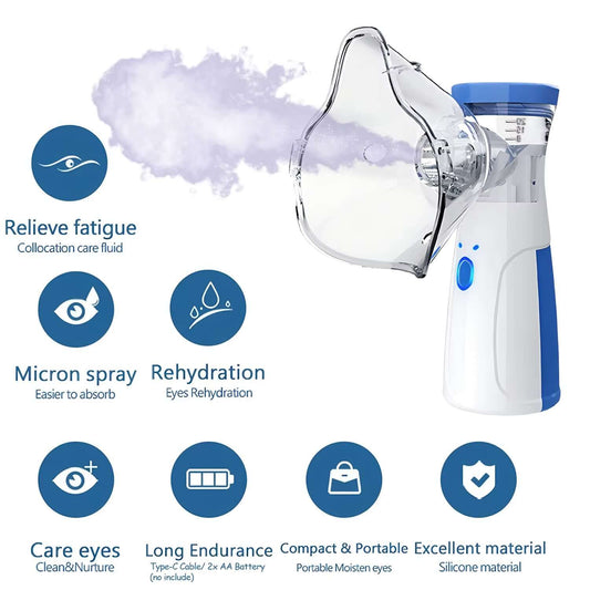 Mini Sonic Facial Brush compact USB nano mist facial steamer for deep skin hydration and moisturization