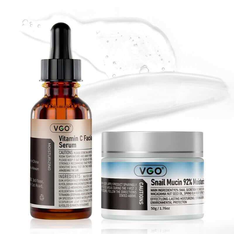 VGO Snail Repair Gel Cream 92% moisturizing snail mucin face gel for dry sensitive skin