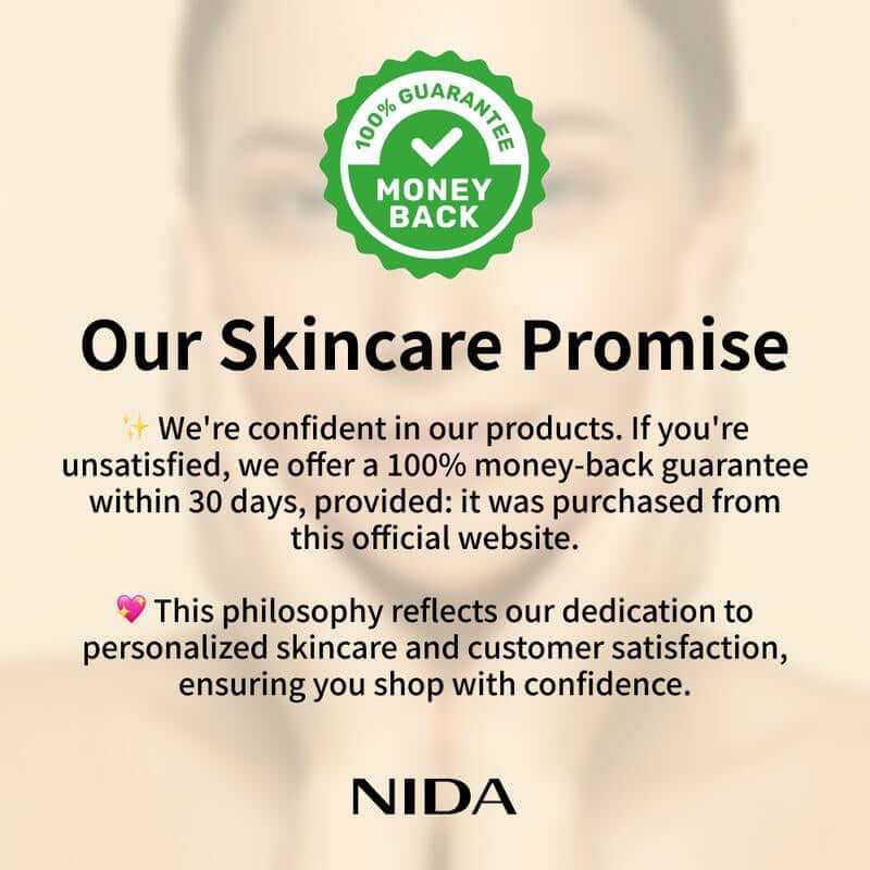 NIDA Invisible Fit Sunscreen SPF 50 bottle with lightweight, reef-safe sun protection and vitamins for sensitive skin