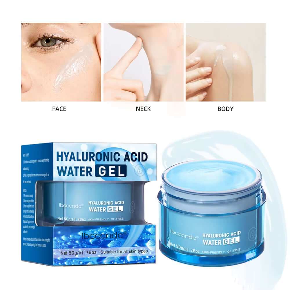 Hyaluronic Water Gel moisturizer for dry skin hydration and skin barrier strengthening