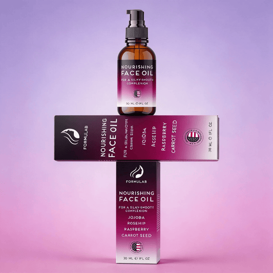 Glazed Donut Face Oil bottle with natural botanical ingredients for radiant skin glow