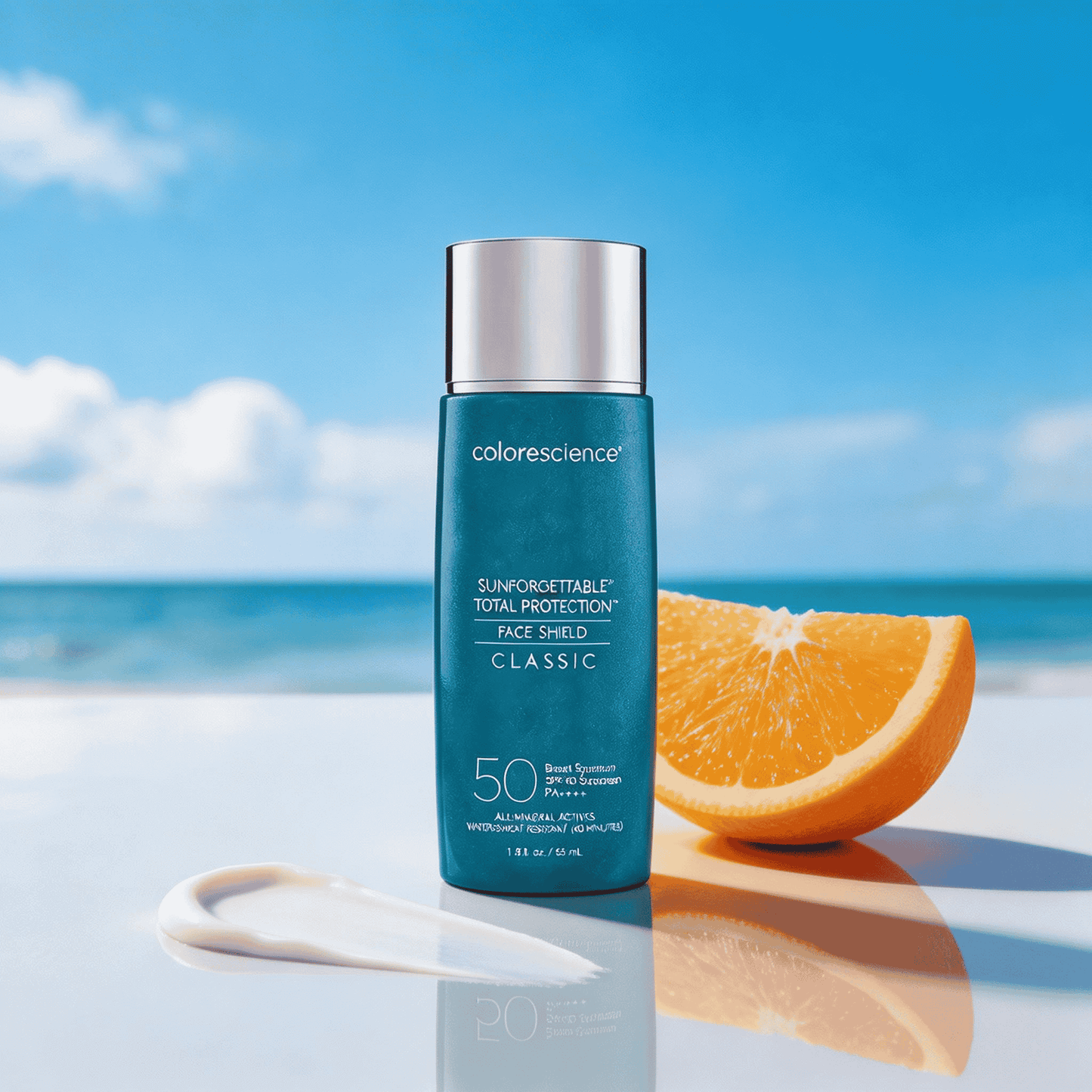 Colorescience Sunforgettable Mineral SPF 50 lightweight mineral sunscreen with broad-spectrum protection and antioxidant formula