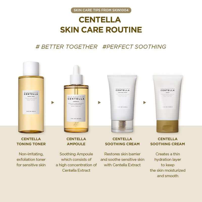 SKIN1004 Centella Calm Ampoule hydrating facial serum with Madagascar Centella Asiatica extract for soothing sensitive skin