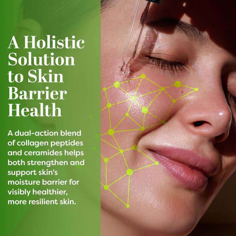 TruSkin Collagen Peptide Serum with ceramides and green algae for firming and hydrating skin