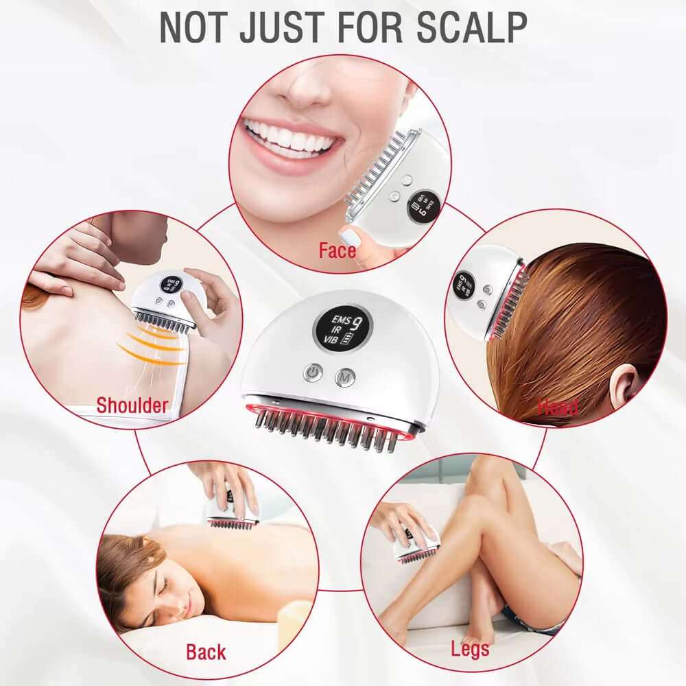 Microcurrent face massager electric Gua Sha tool with LED light therapy and USB rechargeable design