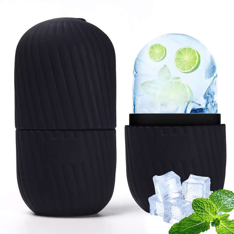 Premium ice roller and gua sha set for facial skincare and puffiness reduction
