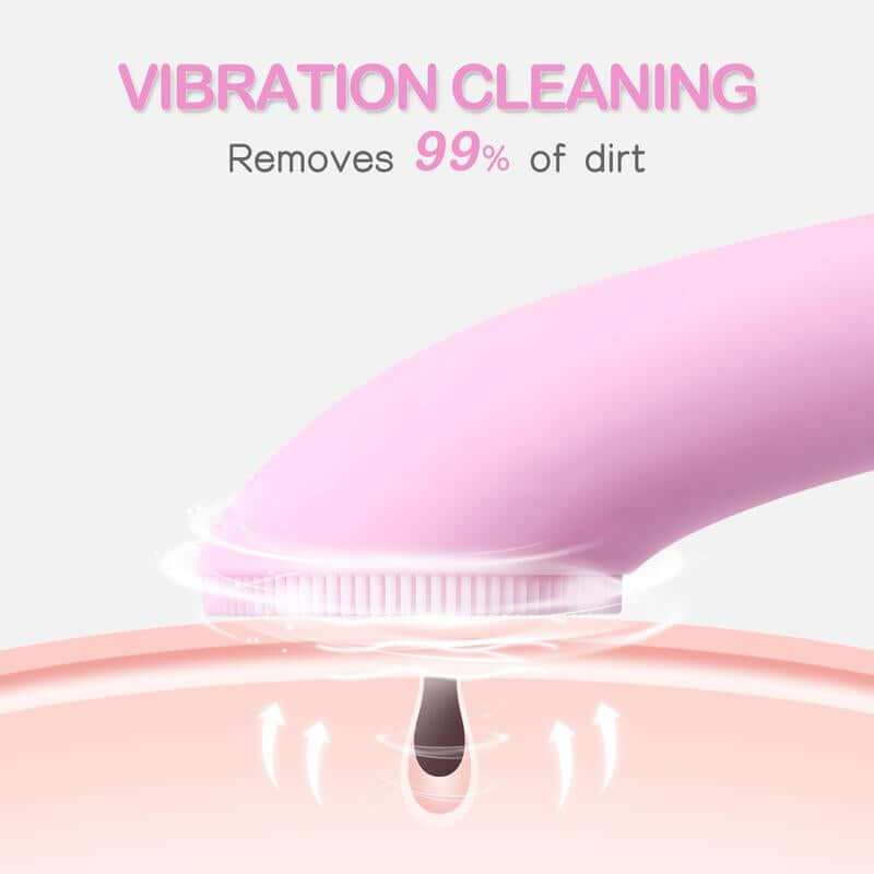 PRITECH Sonic Cleansing Brush with vibration deep cleaning and metal heat end for skincare routine