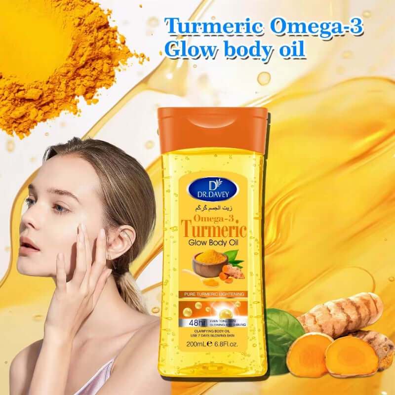 Golden Glow Body Elixir turmeric Omega-3 skin nourishing oil 200ml