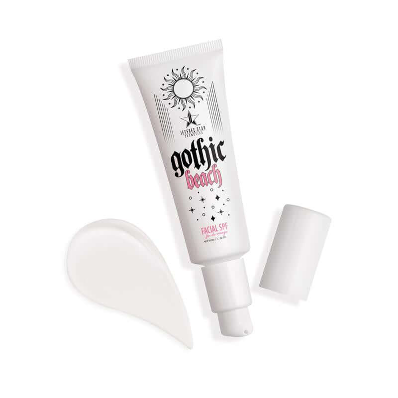 StarScreen Invisible SPF 30 sunscreen bottle with tropical ingredients and UV protection text