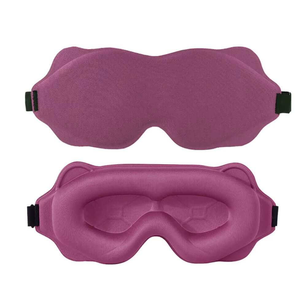 3D contour sleep mask for comfortable and light-blocking eye coverage