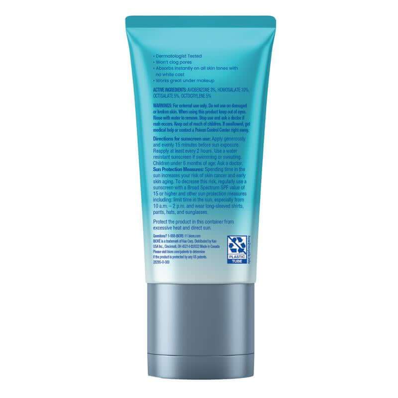 Bioré Aqua Rich UV Shield SPF 50 facial moisturizer and primer in a 1.7 oz tube