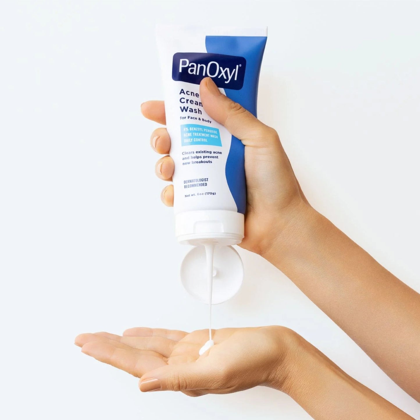 4% Benzoyl Peroxide acne creamy wash with Aloe and Jojoba Oil for clear, moisturized skin