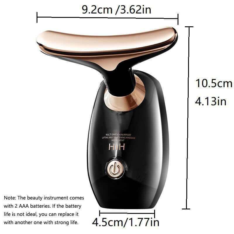Premier Lift Microcurrent Device facial massage and skin lifting tool in sleek dolphin blond design