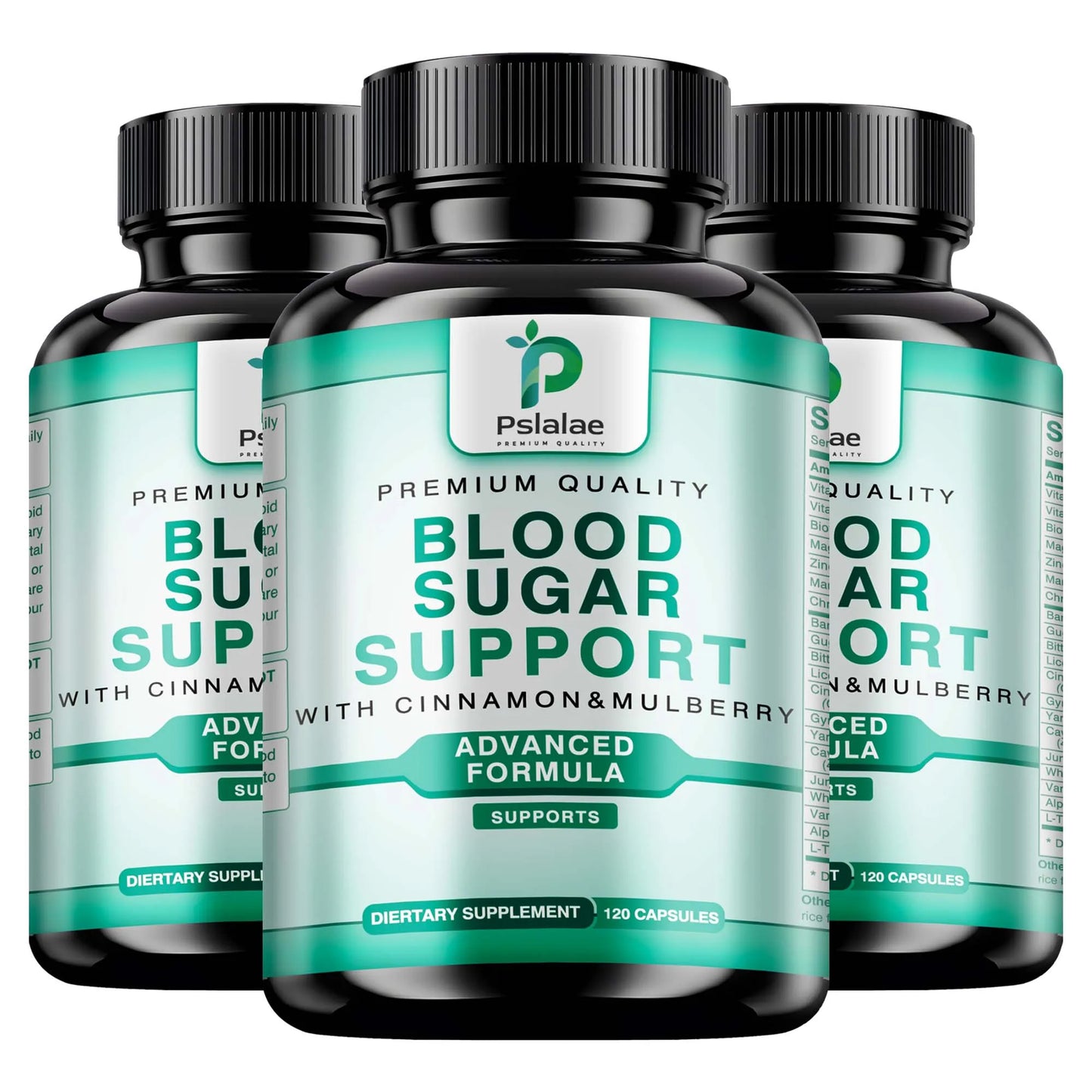 Blood Sugar Support - Controls Blood Sugar Levels, Supports Heart Health, Glucose Metabolism - 120 Capsules