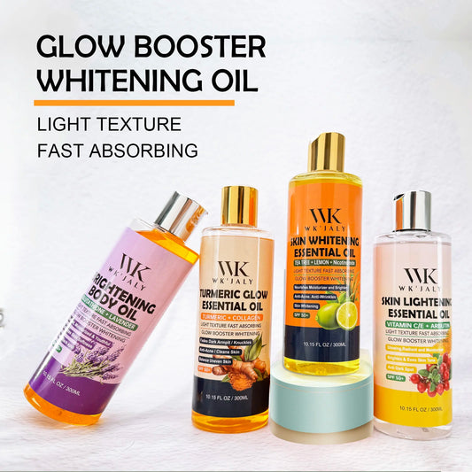 WK JALY Whitening Essential Body Oil Series, Clean Skin, Moisturizing, Nourishing, Remove Acne, Black Spots, for All Skin Types