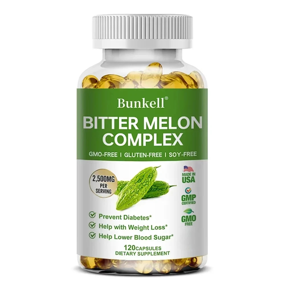 Bitter Melon Extract - Helps balance blood sugar and blood lipids, promotes overall metabolic health, weight management,