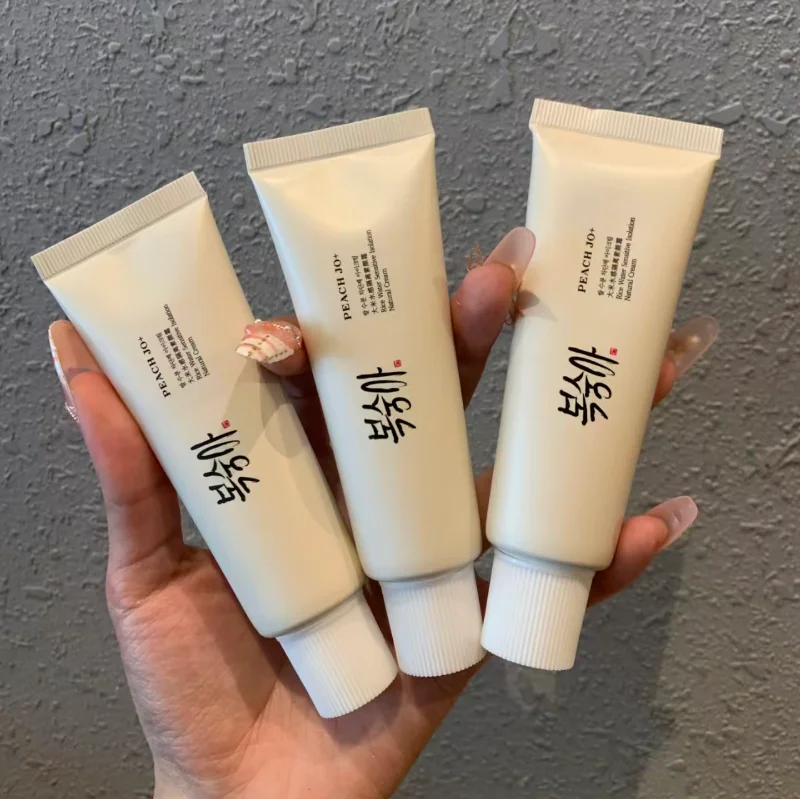 Korean Rice Spf50+ Cream Peach Jo+ Body & Face Toning Cream Apply To Neck Natural Brighten Lightweight Concealer Even Skin Tone