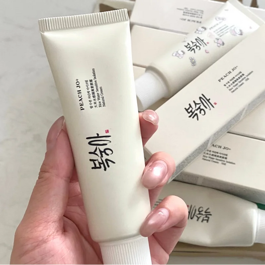 Korean Rice Spf50+ Cream Peach Jo+ Body & Face Toning Cream Apply To Neck Natural Brighten Lightweight Concealer Even Skin Tone