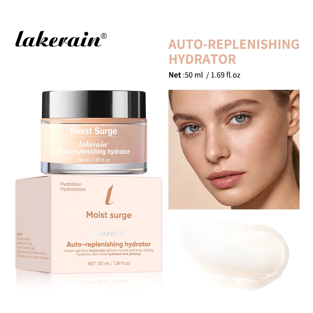 Auto-replenishing Hydration Cream Deep Moisturizing Refreshing Oil-Free Texture Quickly Absorb Long-lasting Hydration Face Cream