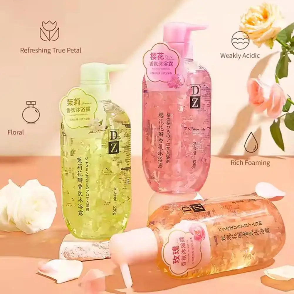 NEW Aromatherapy Moisturizing Body Wash Large Capacity 520ml Long-Lasting Fragrance Deep Cleansing Moisturizing Body Wash