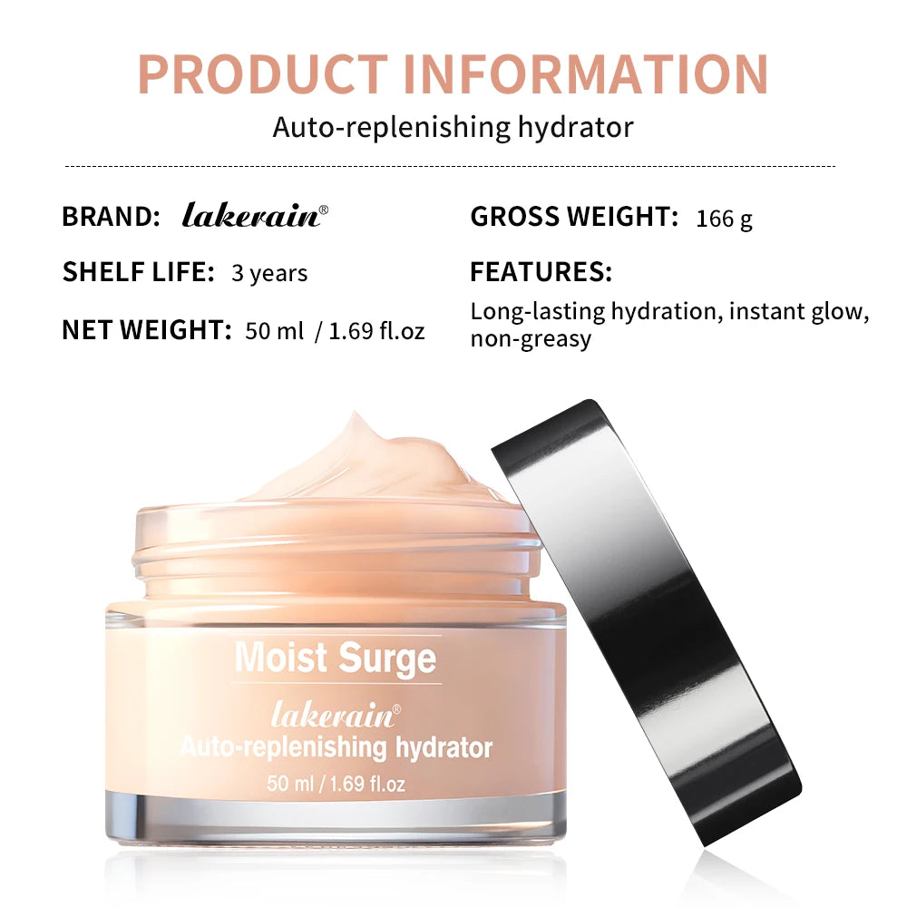 Auto Replenishing Hydrator 50ML Deep Long Lasting100H Hydration Instant Glow Boost Skin Moisturizing Skin care Face cream