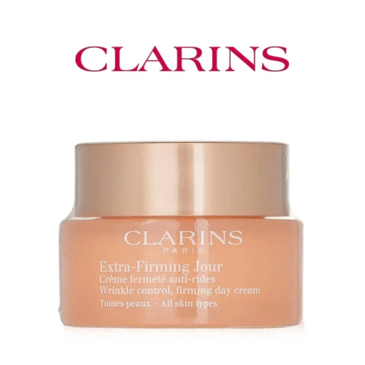 Clarins Extra-Firming Jour Wrinkle Control, Firming Day Cream 50ml, All Skin Types, Original Skincare Health Care