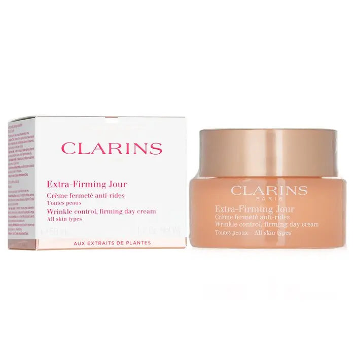 Clarins Extra-Firming Jour Wrinkle Control, Firming Day Cream 50ml, All Skin Types, Original Skincare Health Care