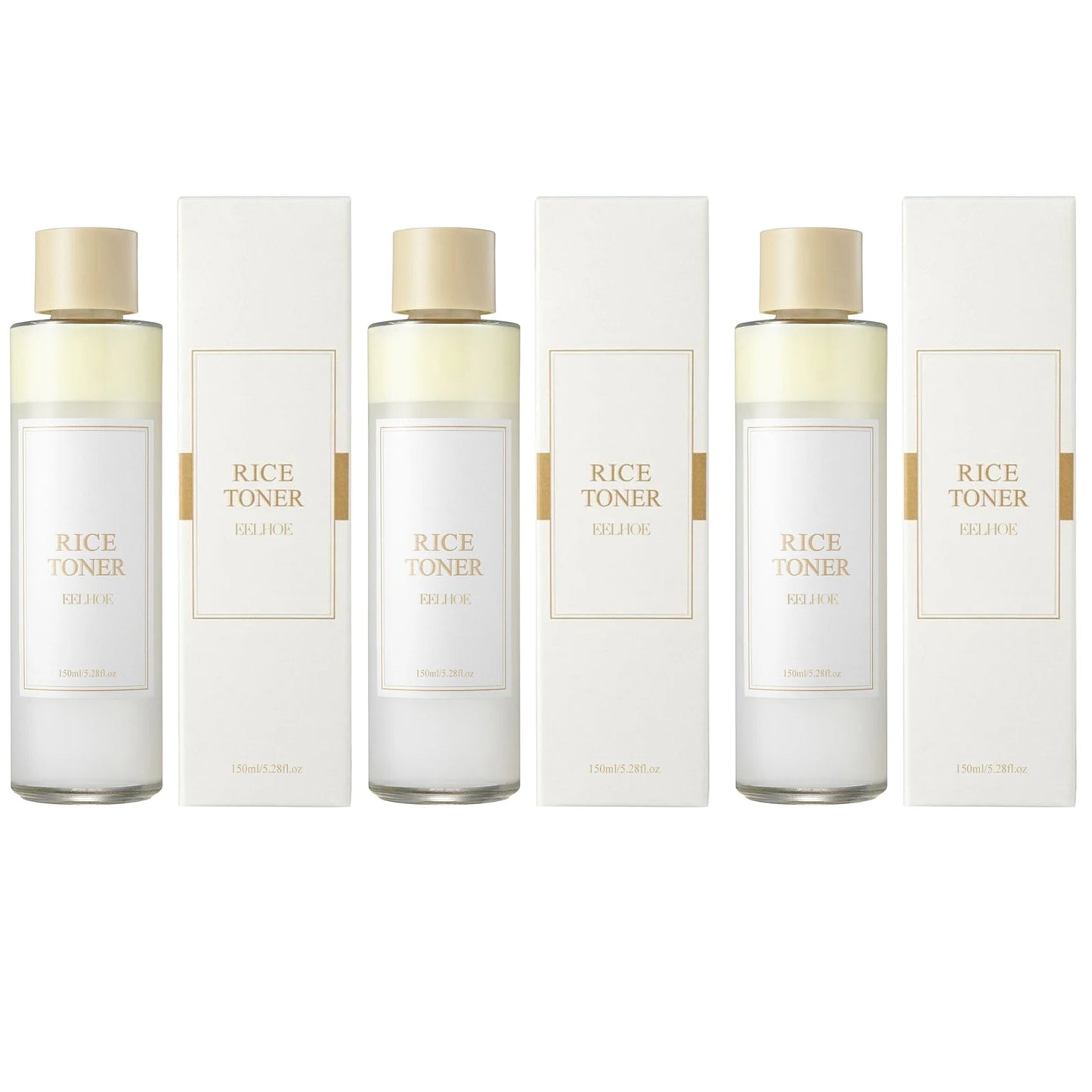 Rice Water Face Toner Essence Deep Moisturizing Repairing Skin Barrier Shrink Pore Brightening Anti Aging Nourishing Toner 150ml