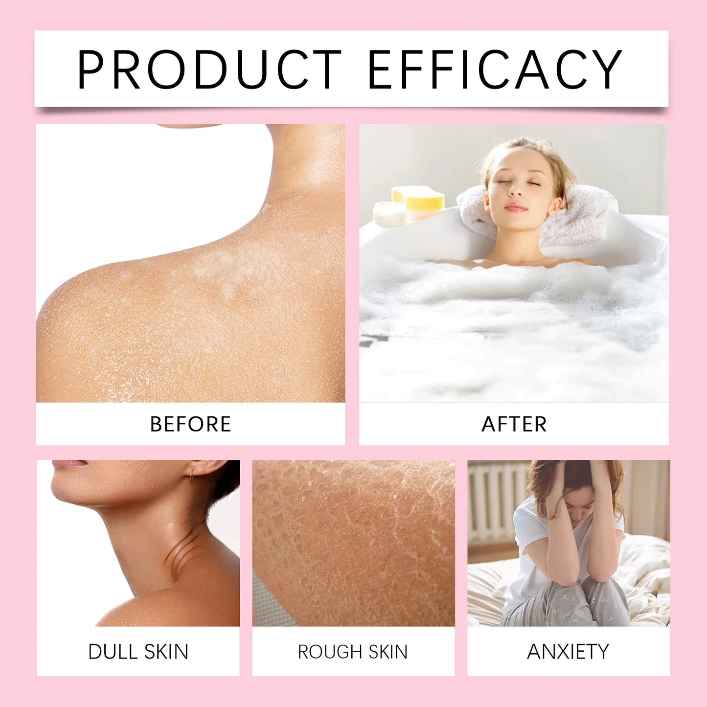 9 Piece Pink Bath Fragrance Set Contains Bath Bombs Hair Band Cup Scented Candle Etc Clean Body Relaxing Bath Kit for Woman Gift