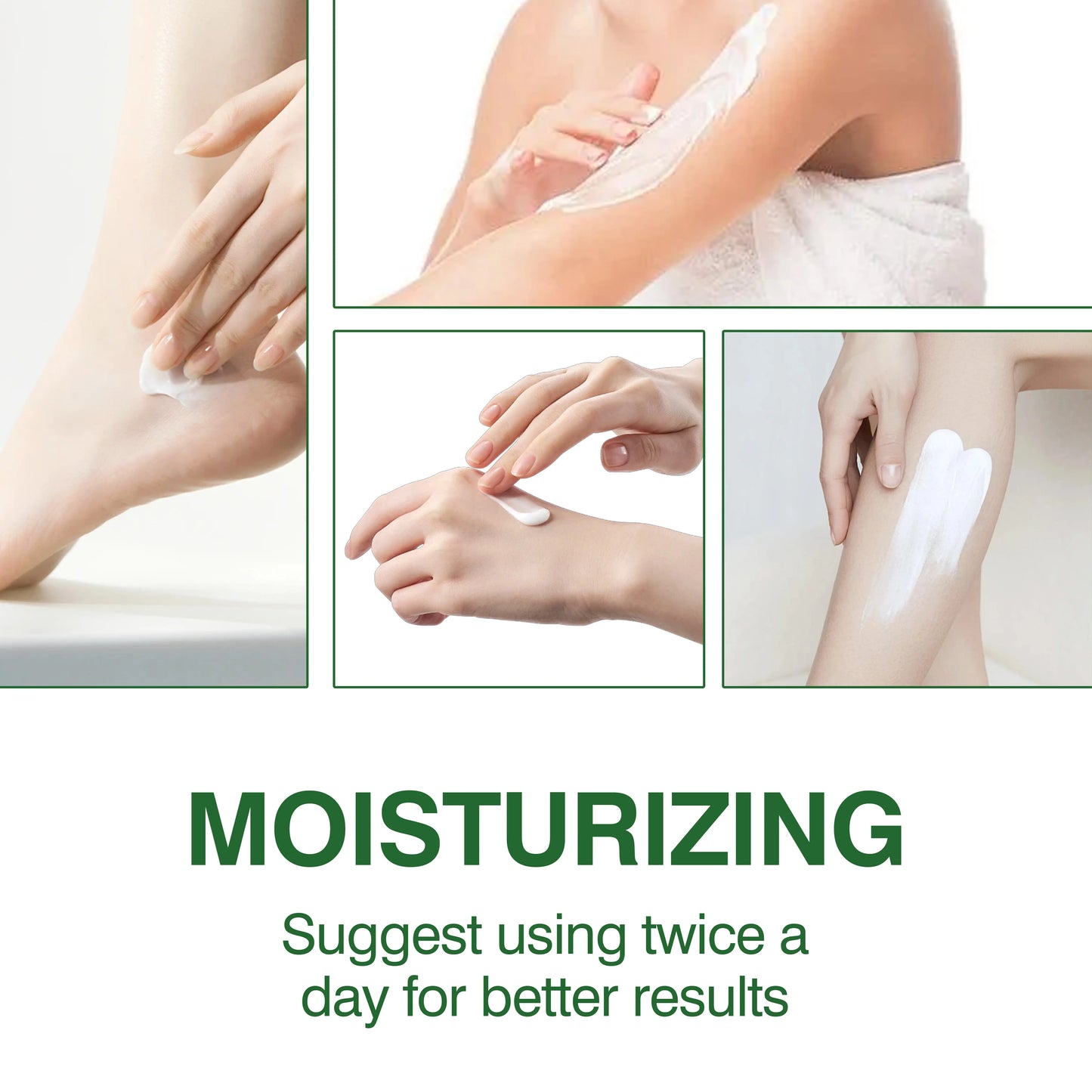 Tea Tree Foot Cream - Alcohol-Free & Hypoallergenic, Softens Rough Cracked Feet, Deep Moisture for All Skin Tones