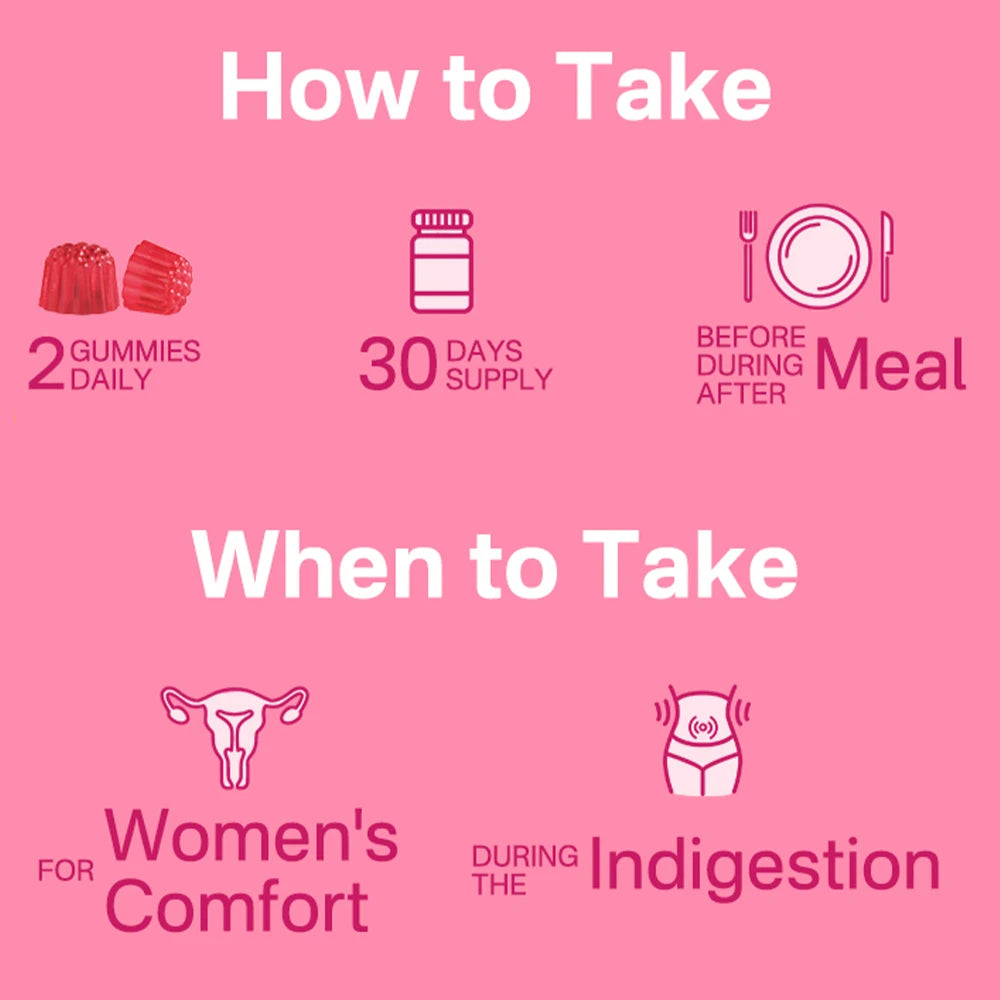 Women Probiotic Gummies, Feminine Balance Gummies, Cranberry Probiotics for Woman Vaginal Health, Yeast pH Balance | 60 Gummies