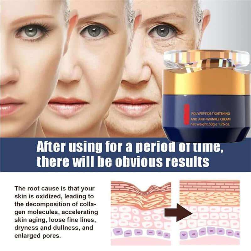 Peptide Lift Firming Cream moisturizing anti-aging face cream with polypeptides and ceramides for hydration and skin rejuvenation