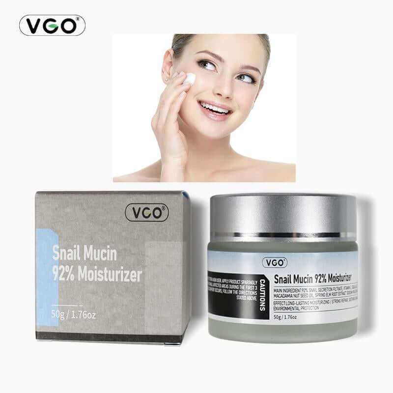 VGO Snail Repair Gel Cream 92% for moisturizing and skin repair