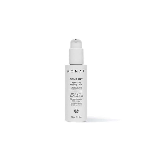MONAT BOND IQ Night & Day Recovery Serum bottle for hair repair and strengthening