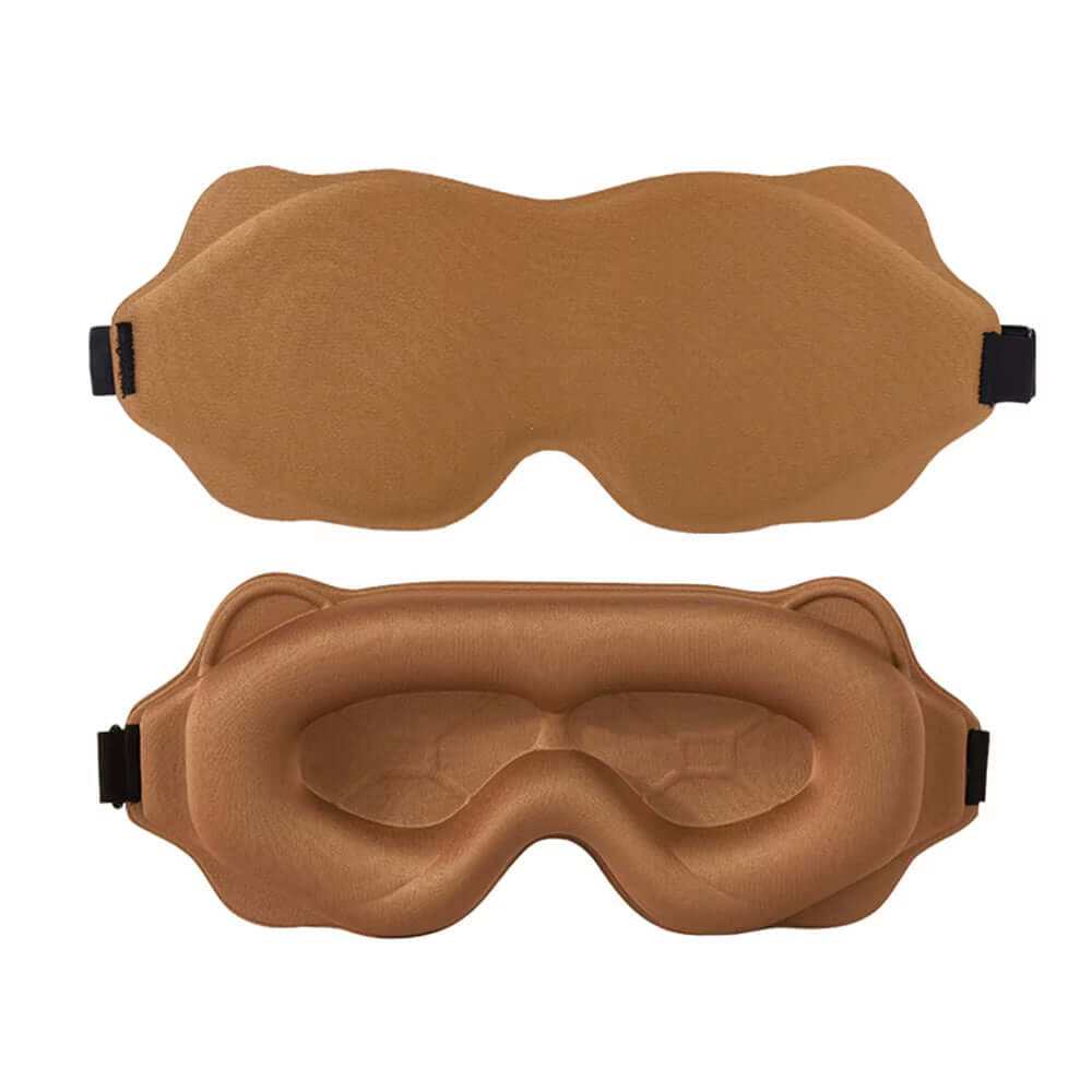 3D contour sleep mask for comfortable eye coverage and better rest
