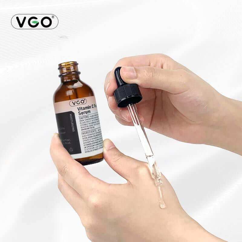 VGO Daily Glow Vitamin C Serum bottle with natural ingredients and radiant skin effects