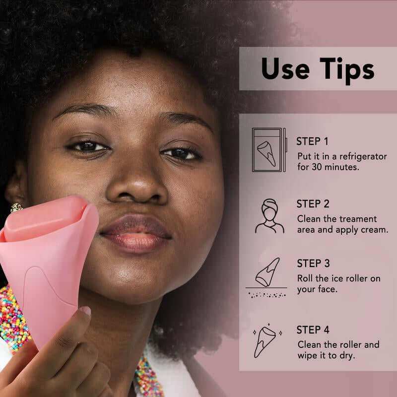 FreshRoll Ice Facial Roller soothing skin cooling massager for face and eyes