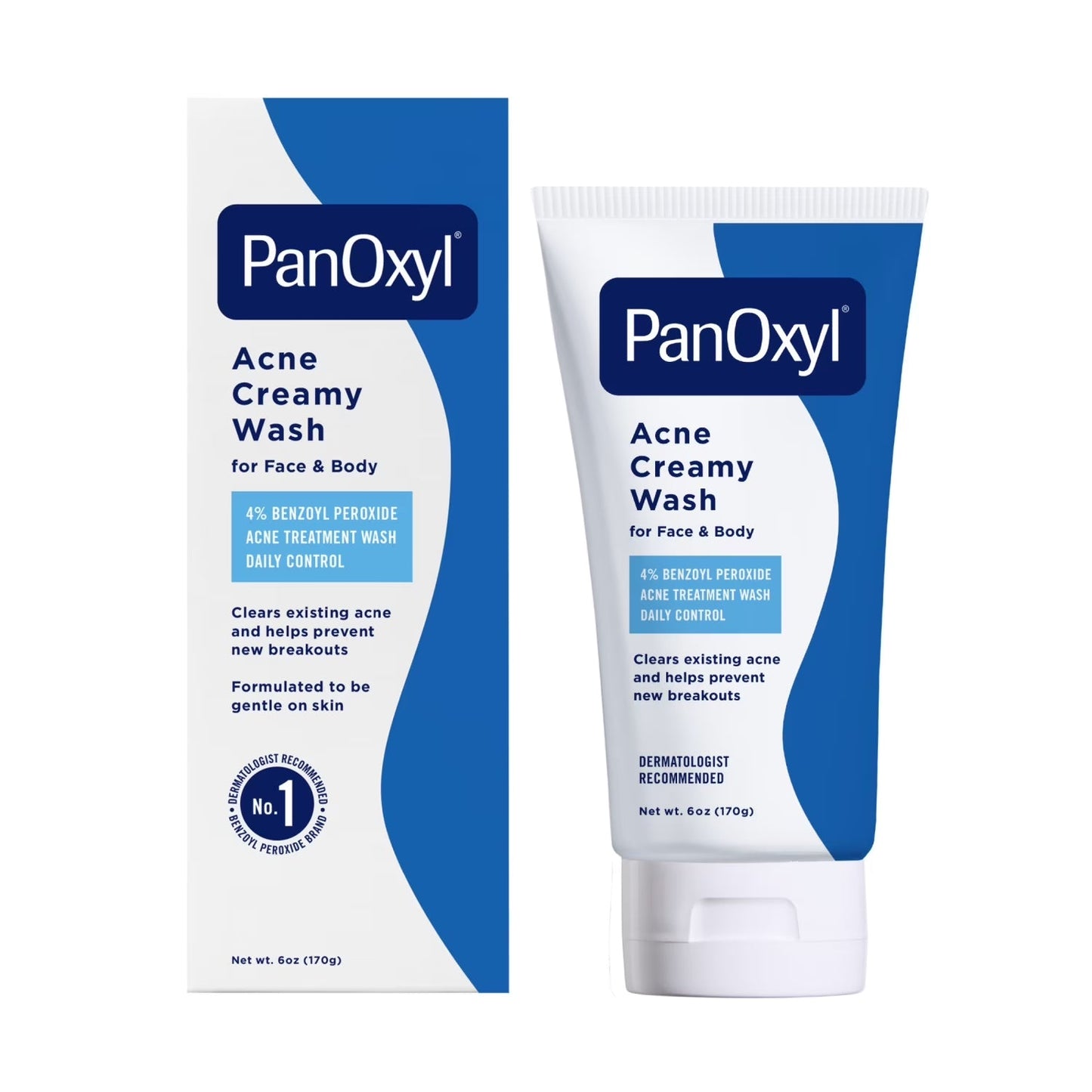 4% Benzoyl Peroxide acne creamy wash for clear, moisturized, and acne-free skin