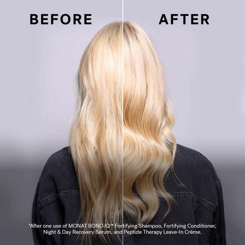 MONAT BOND IQ Night & Day Recovery Serum bottle for strengthening and repairing hair overnight